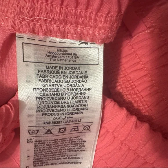 Adidas Pink Athletic Shorts with Signature Stripes - Picture 5 of 7